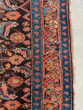 3'2 x 14'2 Worn Antique Persian runner #2267 / 3x14 Vintage Runner - Blue Parakeet Rugs