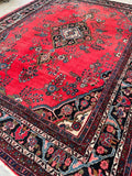 9' x 12'2 Antique Persian Bibikabad rug #2456 - Blue Parakeet Rugs