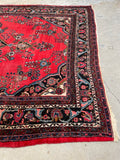 9' x 12'2 Antique Persian Bibikabad rug #2456 - Blue Parakeet Rugs