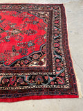 9' x 12'2 Antique Persian Bibikabad rug #2456 - Blue Parakeet Rugs