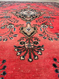 9' x 12'2 Antique Persian Bibikabad rug #2456 - Blue Parakeet Rugs