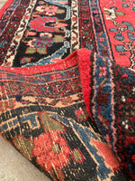 9' x 12'2 Antique Persian Bibikabad rug #2456 - Blue Parakeet Rugs