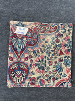 Antique Persian rug pillow