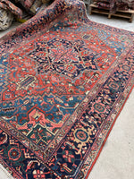 [vintage rugs] - Blue Parakeet Rugs