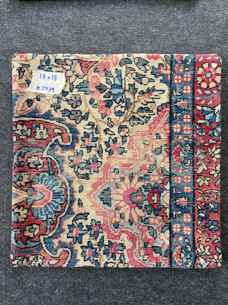 18x18 Antique Persian Rug Pillow #2939 - Main Image
