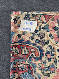 18x18 Antique Persian Rug Pillow #2939