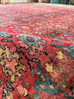 8'3 x 11'3 Antique Persian Iron Bidjar rug #2110 / 8x11 Vintage Rug - Blue Parakeet Rugs