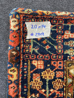 20x14 Antique Persian Rug Pillow #2949