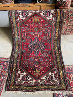 2'5 x 4' Antique Persian Scatter Rug #2785