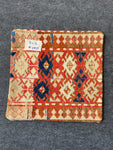 Antique rug pillow