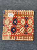 Antique rug pillow