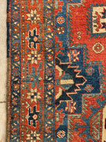 3'2 x 10'6 Antique NW Persian Runner #1467 / 3x11 Vintage Runner - Blue Parakeet Rugs