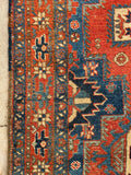 3'2 x 10'6 Antique NW Persian Runner #1467 / 3x11 Vintage Runner - Blue Parakeet Rugs