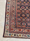 7'8 x 10'10 Antique Persian Bidjar rug #2461ML / 8x11 Persian rug - Blue Parakeet Rugs