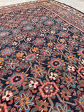 7'8 x 10'10 Antique Persian Bidjar rug #2461ML / 8x11 Persian rug - Blue Parakeet Rugs
