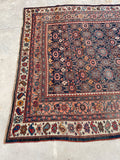 7'8 x 10'10 Antique Persian Bidjar rug #2461ML / 8x11 Persian rug - Blue Parakeet Rugs