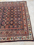 7'8 x 10'10 Antique Persian Bidjar rug #2461ML / 8x11 Persian rug - Blue Parakeet Rugs