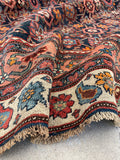 7'8 x 10'10 Antique Persian Bidjar rug #2461ML / 8x11 Persian rug - Blue Parakeet Rugs