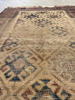 2'7 x 4'4 Antique Nomadic Baluch Rug #2646/ 3x4 vintage rug - Blue Parakeet Rugs