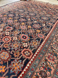 7'8 x 10'10 Antique Persian Bidjar rug #2461ML / 8x11 Persian rug - Blue Parakeet Rugs