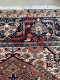 11'8 x 16' Full pile & sun kissed palatial Heriz rug #2112 / 12x16 Vintage Rug - Blue Parakeet Rugs