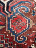 11'8 x 16' Full pile & sun kissed palatial Heriz rug #2112 / 12x16 Vintage Rug - Blue Parakeet Rugs