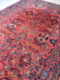 9 x 12'3 Salmon Antique Mahal - Blue Parakeet Rugs