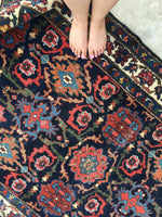 4'4 x 6'10" Persian Bibikabad Rug / 4x7 Persian rug (#761ML) - Blue Parakeet Rugs