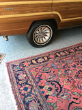 9 x 12'3 Salmon Antique Mahal - Blue Parakeet Rugs