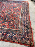 10'5 x 13'7 Antique Persian Mahal rug #2651ML - Blue Parakeet Rugs