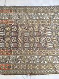 3'8 x 5'3 Antique Caucasian Rug (#763) - Blue Parakeet Rugs