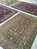3'8 x 5'3 Antique Caucasian Rug (#763) - Blue Parakeet Rugs