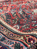 10'5 x 13'7 Antique Persian Mahal rug #2651ML - Blue Parakeet Rugs