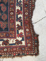 3'5 x 11'6 Antique village paisley field runner (#532) - Blue Parakeet Rugs