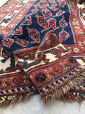 3'5 x 11'6 Antique village paisley field runner (#532) - Blue Parakeet Rugs