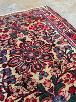 2'4 x 3' Antique Persian Scatter Rug #2782 - Blue Parakeet Rugs
