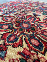 2'4 x 3' Antique Persian Scatter Rug #2782 - Blue Parakeet Rugs