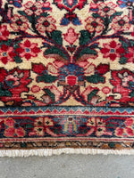 2'4 x 3' Antique Persian Scatter Rug #2782 - Blue Parakeet Rugs
