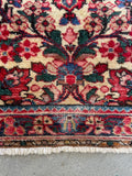 2'4 x 3' Antique Persian Scatter Rug #2782 - Blue Parakeet Rugs