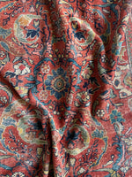 10'2 x 10'8 Square Antique Persian Mahal Rug #2791 - Blue Parakeet Rugs