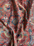 10'2 x 10'8 Square Antique Persian Mahal Rug #2791 - Blue Parakeet Rugs