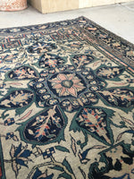 3'2 x 4'11 Antique 1920s rug (#896ML) - Blue Parakeet Rugs