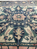 3'2 x 4'11 Antique 1920s rug (#896ML) - Blue Parakeet Rugs
