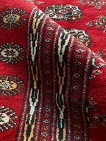 6'2 x 9'4 Vintage Afghani Bokhara Rug #2794