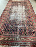 6'10 x 12'8 Antique Worn Persian Gallery size rug #2795 - Blue Parakeet Rugs