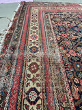 6'10 x 12'8 Antique Worn Persian Gallery size rug #2795 - Blue Parakeet Rugs