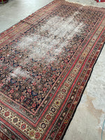 6'10 x 12'8 Antique Worn Persian Gallery size rug #2795 - Blue Parakeet Rugs