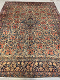 8'7 x 11'7 Mint Condition Antique Persian Kerman rug #2659-A - Blue Parakeet Rugs