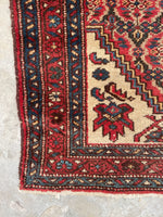 2’8 x 9’5 Antique Skinny Kurdish Runner #2468 - Blue Parakeet Rugs