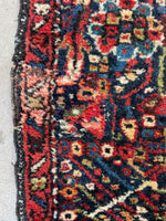 4'8 x 6'3 Antique Heriz Rug #2796ML - Blue Parakeet Rugs